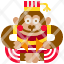 monkey-cymbals-ape-chimpanzee-circus-carnival-toy-icon
