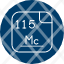 moscoviumperiodic-table-atom-atomic-chemistry-element-icon