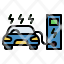 motherearthday-electriccar-vehicle-ev-charge-energy-ecology-icon