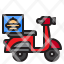 motorcycle-delivery-food-package-shipping-icon