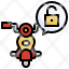 motorcycle-filloutline-unlock-transportation-key-icon