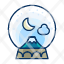 mountain-cloud-decorate-decoration-moon-snowglobe-icon