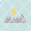 mountain-scenery-terrain-mountains-snow-icon-icons-vector-design-interface-apps-icon