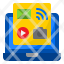 multimedia-email-camera-laptop-communication-icon
