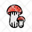 mushroom-food-fungi-vegetarian-vegan-icon