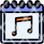 music-calendar-time-date-musical-note-song-icon