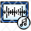 music-filloutline-sound-waves-player-bars-icon