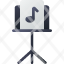 music-music-stand-partiture-concert-musical-note-icon