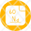 neodymium-periodic-table-chemistry-atom-atomic-chromium-element-icon