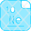 neon-periodic-table-atom-atomic-chemistry-element-mendeleev-science-icon