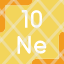 neon-periodic-table-chemistry-metal-education-science-element-icon