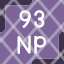 neptunium-periodic-table-chemistry-metal-education-science-element-icon