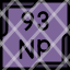 neptunium-periodic-table-chemistry-metal-education-science-element-icon