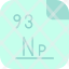 neptuniumperiodic-table-chemistry-atom-atomic-chromium-element-icon