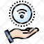 network-and-sharing-filloutline-wifi-signal-connection-wireless-internet-hand-communications-icon