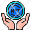 nft-coin-non-fungible-token-cryptocurrency-hand-icon