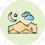 night-cloudlightning-moon-rain-storm-weather-icon-icon