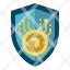 non-fungible-token-nft-network-protection-shield-icon