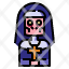 nun-nightmare-scary-demon-horror-icon