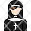 nun-religion-church-avatar-woman-character-icon