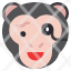 observer-monkey-animal-wildlife-pet-face-icon