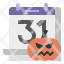 october-halloween-jackolantern-calendar-date-scary-event-celebration-holiday-halloweenday-icon