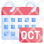 october-time-date-monthly-schedule-icon