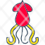 octopus-marine-ocean-seafood-squid-underwater-wildlife-icon-vector-design-icons-icon