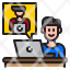 office-work-from-home-call-laptop-icon