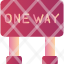 one-way-road-path-travel-icon