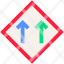 one-way-traffic-regulation-road-sign-arrows-alert-icon
