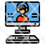 online-chat-headphone-lesson-service-icon