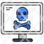 online-danger-online-hacking-laptop-danger-system-hacking-cybercrime-icon