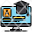online-learning-grade-computer-icon