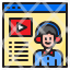 online-learning-vedio-player-man-communication-headphone-icon