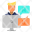 online-support-communication-icon