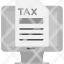online-tax-paidelement-human-income-investment-paid-paper-icon-icon