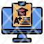 onlinelearning-report-graph-chart-statistics-education-analytics-icon