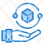 package-management-database-network-hand-icon