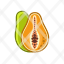 papaya-fruit-food-ingredients-restaurant-fresh-vegetarian-icon