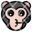 party-monkey-animal-wildlife-pet-face-icon