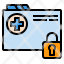 patient-data-hospital-confidential-privacy-security-health-document-icon