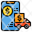 payment-smartphone-truck-online-banking-icon