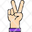 peace-hand-sign-winner-gestures-icon