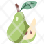 pear-agriculture-fresh-healthy-food-fruit-bunch-icon