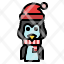 penguin-bird-christmas-animals-winter-icon