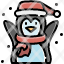 penguin-snow-accessories-christmas-nature-fun-happy-icon
