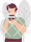 person-drink-calm-coffee-enjoy-man-park-nature-avatar-character-icon