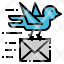 pigeon-carrier-mail-communication-news-icon