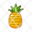 pineapple-fruit-food-ingredients-restaurant-fresh-vegetarian-icon